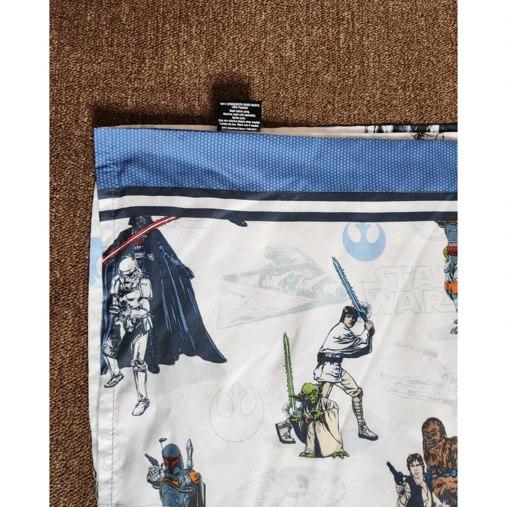 Kohls Star Wars Twin Sheet Light & Dark Side Characters & Starships 2016